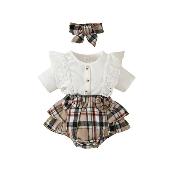 Baby Outfits For Girls Lace Summer Rompers Short Sleeve Baby Girl Clothing 6-9 Months Baby Girl Clothes Cute boys' and girls' clothing