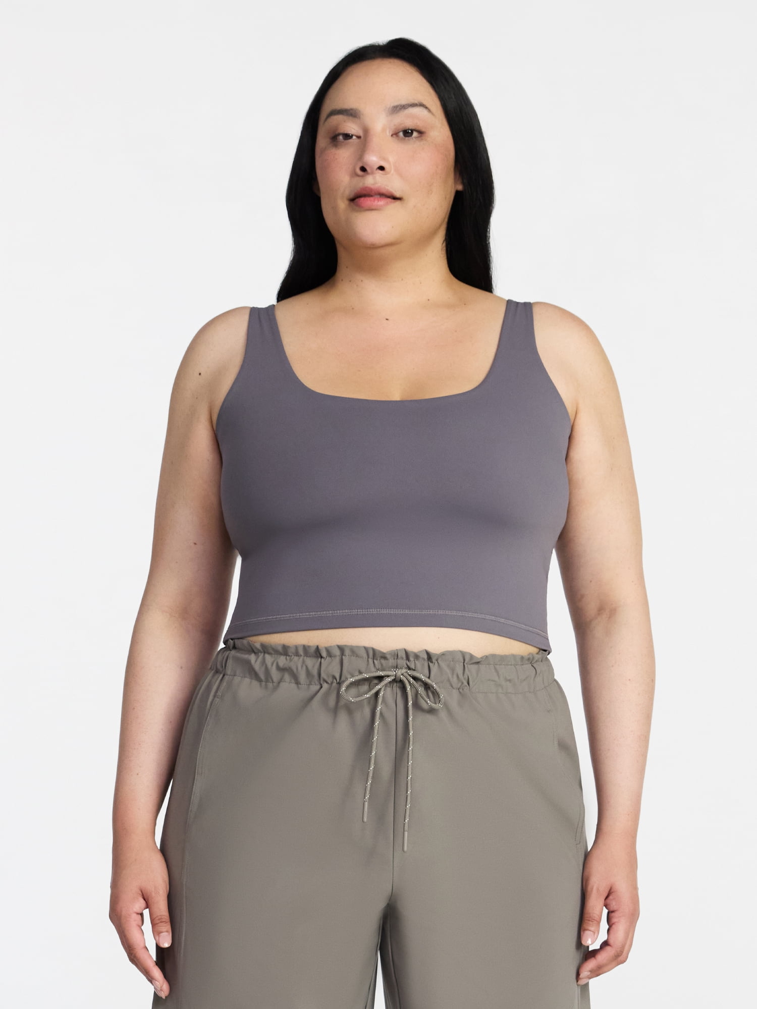 Avia Women's and Women's Plus SoftSculpt Longline Sports Bra, Sizes XS-4X