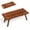 Natural, variant on JESIN Outdoor Folding Coffee Table, Natural Poplar Wood Patio Coffee Table, No Assembly Required, Ideal for Balcony, Porch, and Living Room, Rectangle, Natural