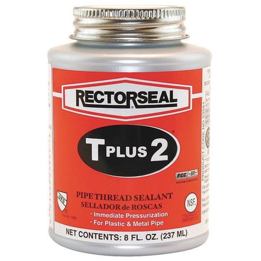 RECTORSEAL 23551 Thread Sealant with PTFE,8 oz.,White