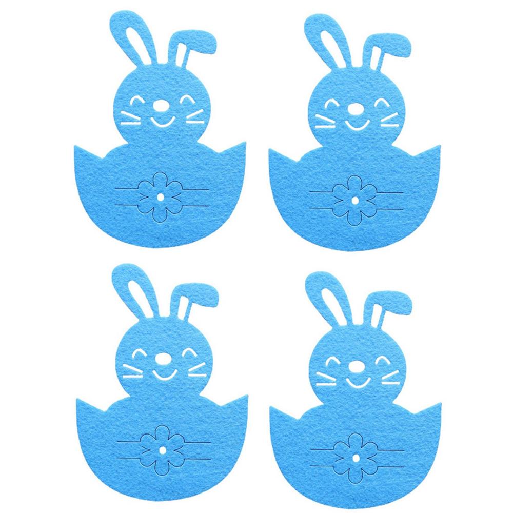 36 Pcs Easter Bunny Utensil Holders - Colorful Felt Cutlery Sleeves For Spring Party Table Settings - View #9