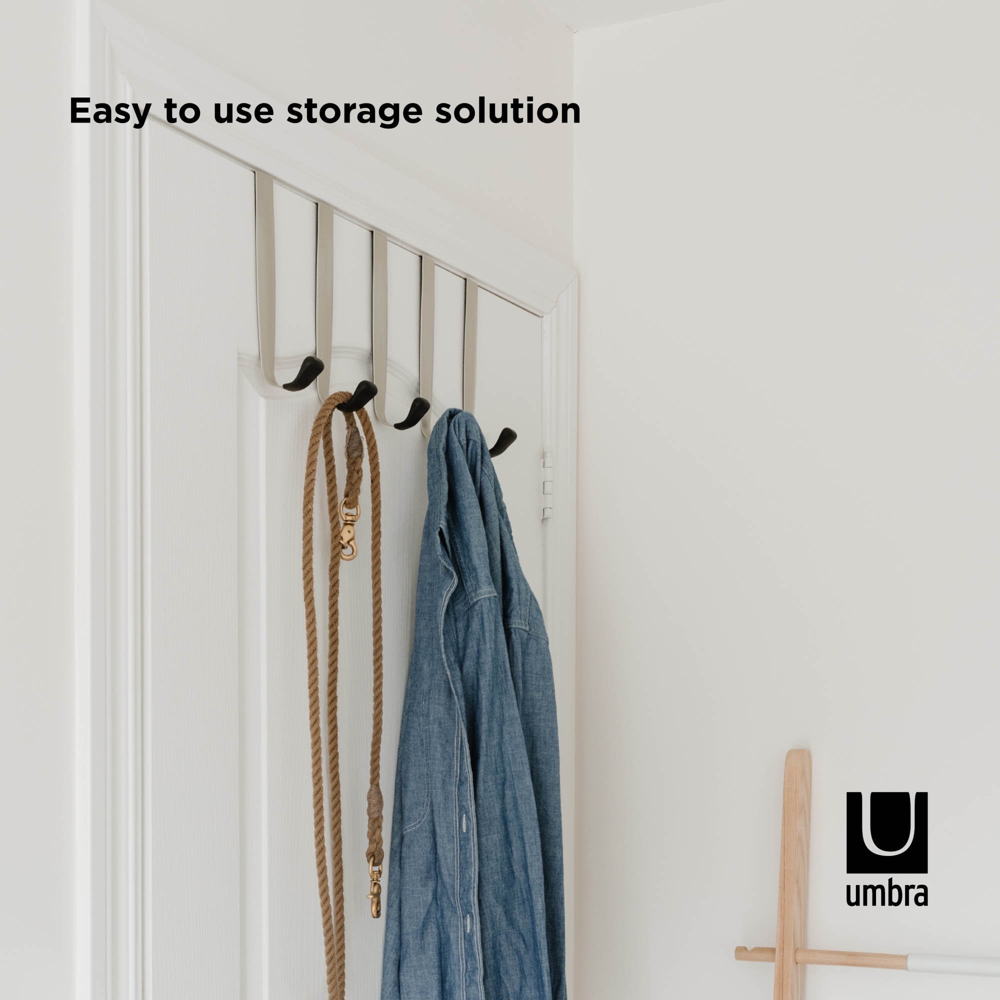 Umbra Schnook 5-Hook Over the Door Hook Rack