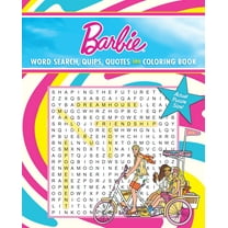 Barbie Word Search, Quips, Quotes, and Coloring Book (Paperback)
