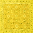thumbnail image 1 of Ahgly Company Indoor Square Abstract Yellow Modern Area Rugs, 5' Square, 1 of 4