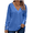 Dark Blue, variant on Womens Blouse Plus Size Tops Lace V Neck Long Sleeve T Shirts Dressy Eyelet Embroidered Tunics Top Spring Fall Blouses Camel 3X