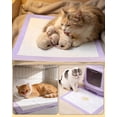 thumbnail image 4 of Cat Pee Pads - Leak-Resistant Disposable Litter Box Liners for Cats, 12 x 17.5 Inch, 40 Count Unscented Absorbent Pet Care Mats, 4 of 8