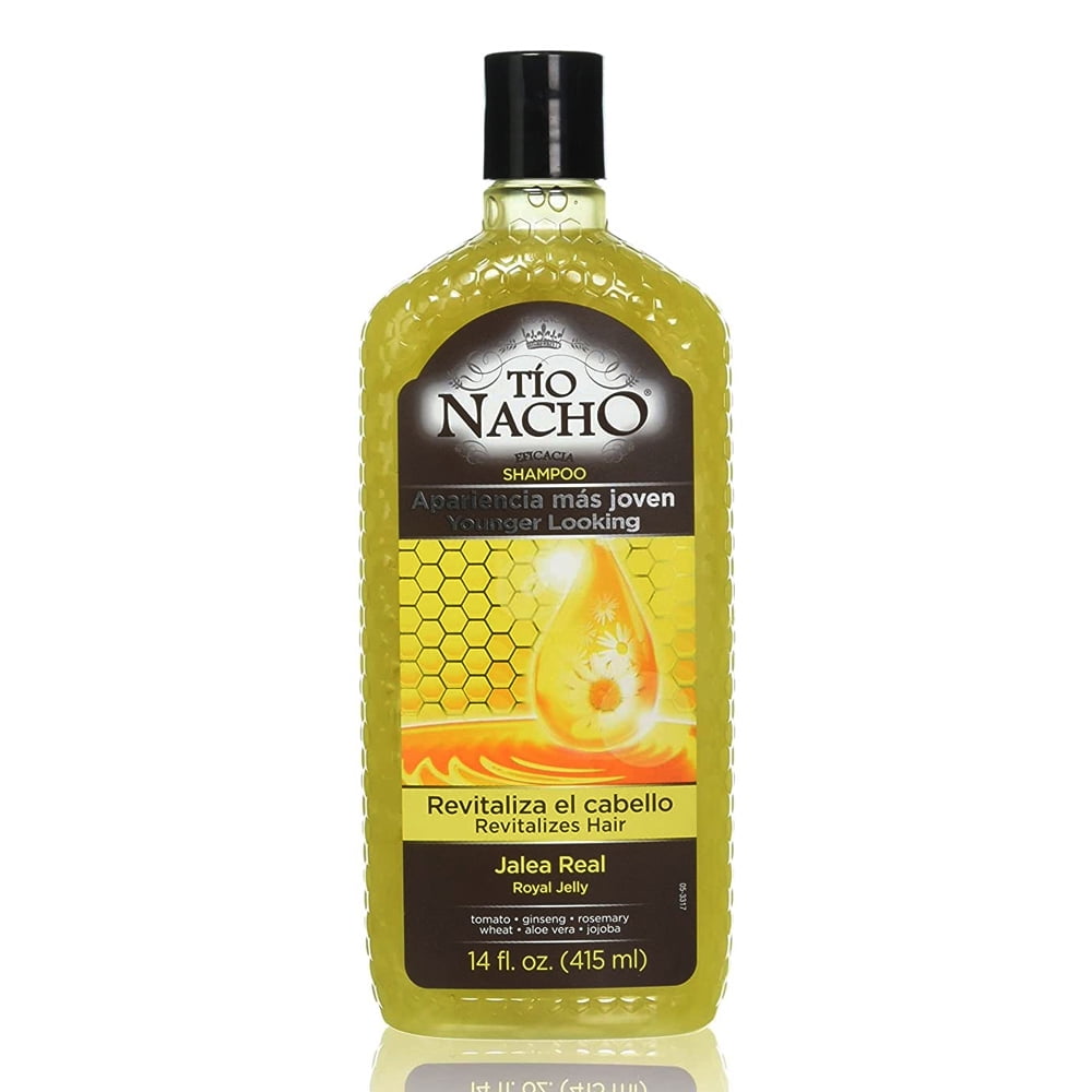 Tio Nacho Younger Looking Royal Jelly Shampoo. Revitalizes, Lightens and Softens Your Hair. With Chamomile. 14 fl.oz. Pack of 3