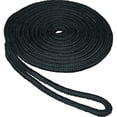 thumbnail image 1 of SeaSense Double Braid Nylon Dockline, 5/8-Inch X 20-Foot, Black (50013101), 1 of 2