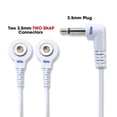 thumbnail image 3 of Cables de repuesto TENS con descuento, 2 conectores a presión (paquete de 2), 3 of 5