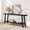 Black, variant on Huisuilinss Farmhouse Console Table,Long Entryway Table With Storage Shelf,Narrow Sofa Table Behind Couch,Wood Entry Table,Hallway Table For Living Room Foyer