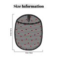 thumbnail image 3 of Sikiie Ladybugs on Black and White Striped Silicone Pot Holders, Oven Mitts Heat Resistant Hot Pads, Non Slip Pot Holder for Kitchen Baking and Cooking 9.4 x 7.5 Inches, 3 of 7