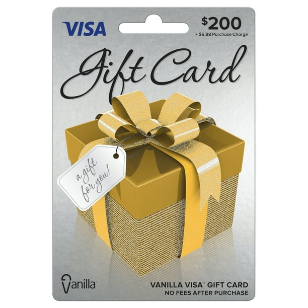 Leuk vinden tent gas $200 Vanilla® Visa® Gift Box Gift Card - Walmart.com