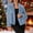 *Blue, variant on ClodeEU Women's Winter Warm Lapel Cropped Faux Fur Jacket, Long Sleeve Loose Casual Coat Beige,Womens Plus M