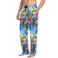 thumbnail image 2 of FORMRS Mens Pajama Pants with Pockets Sleepwear Lounge Bottoms Sizes S-2XL, Art Plants, 2 of 7