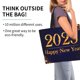thumbnail image 2 of Balery 2025 Happy New Year 3 Bolsa Tote Estilo Estético con Cremalleras, Bolsa de Hombro, Bolsa de Compras Grande y Plegable, 2 of 8
