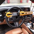 Trilenars Steering Wheel Lock with 2 Keys, Car Lock Adjustable Length