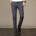 thumbnail image 2 of Mens Stretch Pants Drawstring Travel Quick Dry Light Weight Sweatpants Workout Casual Joggers with Pockets, 2 of 5