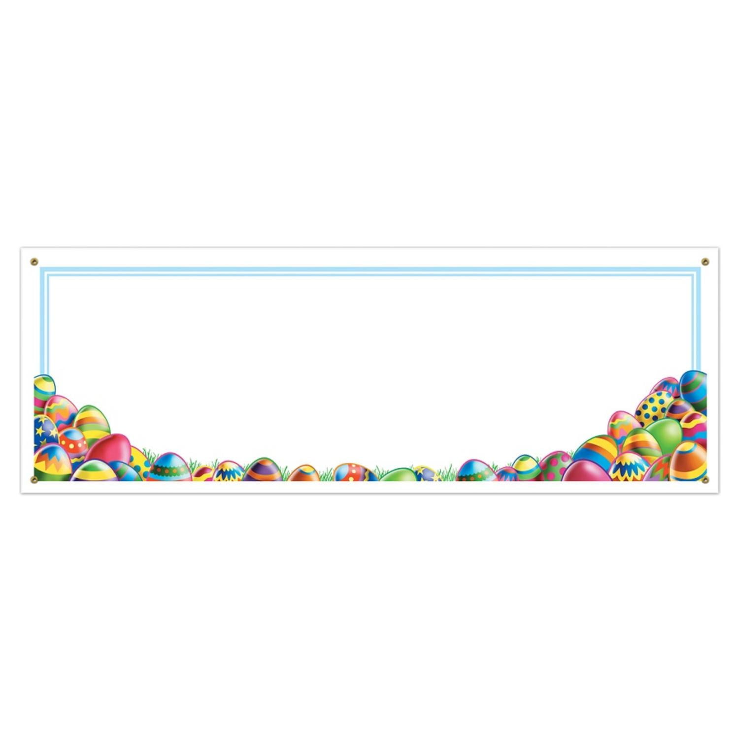 Pack of 12 Easter Egg Hunt Sign Banners Party Decorations 5