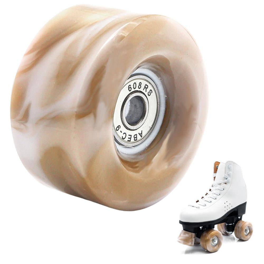 IMSHIE Roller Skate Wheels Indoor Roller Skate Wheel with Bearing Mixed