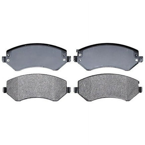 Acdelco 14D856M Semi Metallic Front Disc Brake Pad Set With Wear Sensor