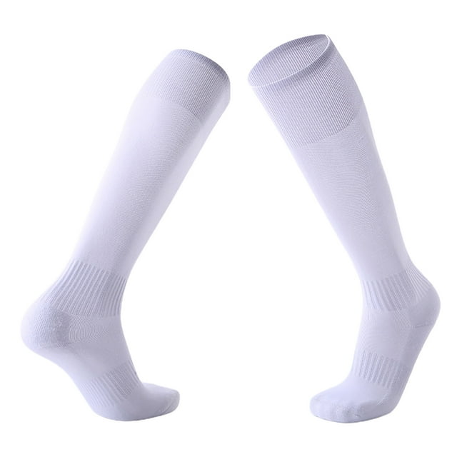 FhsagQ Socks Men Socks Plus Size Adult Soccer Socks Solid Color Long Comfortable Breathable Non Men Socks Exposed Nipple Socks for Men Crotchless Socks White One Size