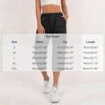 thumbnail image 3 of Cargo Capris for Women High Waisted Solid Color Trousers with Pockets Casual Straight Leg Pants for Summer Street Style Fashion, 3 of 8
