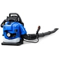 thumbnail image 2 of Jnismy Backpack Blower 4-Stroke - Commercial Grade 75.6 Cc, Gas, 750 Cfm, 205 Mph _Blue, 2 of 12