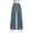 Dark Blue018, variant on Xyxonk Jeans Women High Elastic Waisted Wide Leg Pant Winter Fashion Straight Trouser with Pockets 2025 Dressy Long Pant，Light Blue S