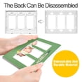 thumbnail image 4 of Yayeee Rocker Switch Wall Plate 1-Gang 4.6"x2.9" Home Decorative Outlet Cover, Green Lemon Juice, 4 of 6