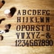 thumbnail image 5 of licencia de puerta para puerta de interior y exterior, decoración de pared, buzón de , letras DIY, etiqueta de hierro , dirección, AIRE BLESIY Etiqueta de la letra de la placa de la puerta, 5 of 5