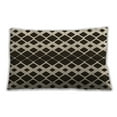 thumbnail image 1 of Ahgly Company Patterned Outdoor Rectangular Midnight Gray Lumbar Throw Pillow, 13 inch by 19 inch, 1 of 5