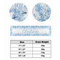thumbnail image 6 of Xipuska Blue Merry Christmas Bed Runners for Twin Size Bed, Decorative Bed Throws for Foot of Bed, Winter Snowflake Xmas Aesthetic Bed Runner Sofa Throw Bedding Scarf Protector Slipcover for Bedroom, 6 of 6