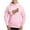 Pink, variant on - Brown Bronco Hoodie - Pullover Hoodie, Hooded Sweatshirt