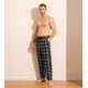 thumbnail image 4 of Pantalones De Dormir Pijama De Franela De Casa Para Hombre, 4 of 6