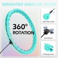 thumbnail image 3 of Aro de fitness JloiBao con 26 eslabones, 56 pulgadas, ajustable, 3 of 7