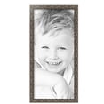 thumbnail image 2 of ArtToFrames 12" x 26" Silver Picture Frame, 12x26 inch Silver Wood Poster Frame (WOM-4993),  Pack, 2 of 7