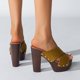 thumbnail image 5 of Sandalias de mujer Suede Super High Chunky Heel Sexy Summer Beach Casual Zapatos sólidos Wmkox8yii ytu1643, 5 of 8