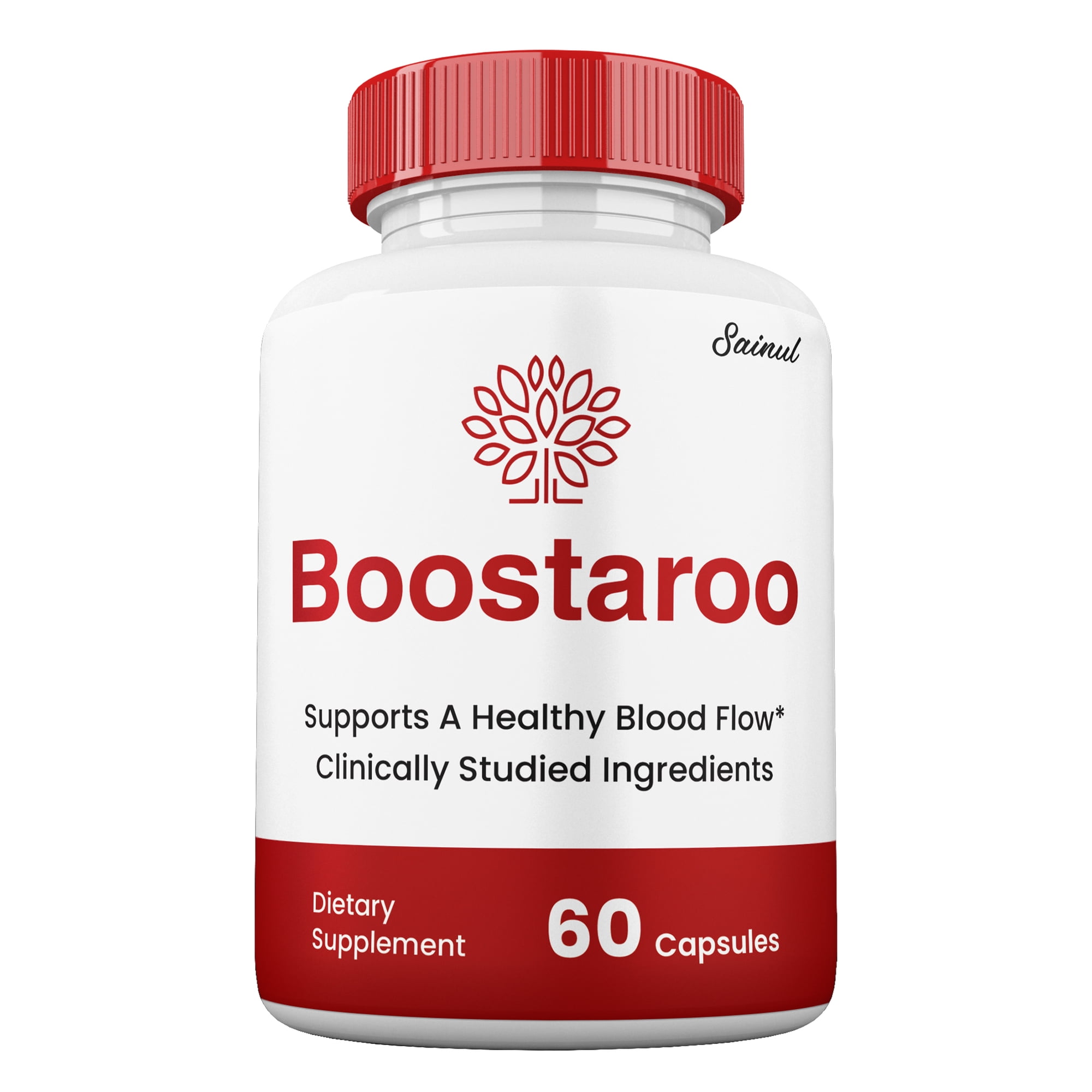 Boostaroo Blood Flow Pills, Maximum Strength for Male Health, Boostaroo Male Supplement (1 Pack)