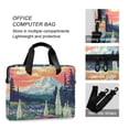thumbnail image 4 of FORMRS 16" Laptop Bag Carrying Sleeve Case with Handle Travel Shoulder Briefcase, Floral Mountain, 4 of 8