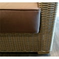 thumbnail image 5 of Padma's Plantation Nautilus Wicker Patio Loveseat in Kubu Gray, 5 of 7