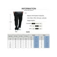 thumbnail image 2 of Mysszz Men Casual Work Pant Overalls Solid Color Draw String Pockets Chino Cargo Pant, 2 of 3