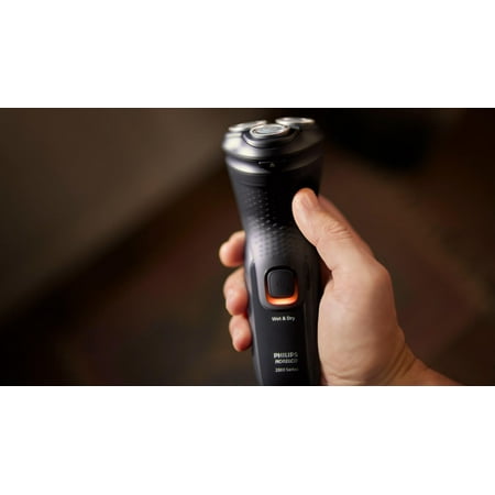 Philips Norelco Shaver 2400, Cordless Electric Shaver with Pop-Up Trimmer - Deep Black