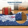 thumbnail image 3 of Christmas Area Rug, Non-Slip Washable Snowflake Living Room Rug, Soft Low Pile Rug Holiday Decor Xmas Floor Carpet for Living Room, Bedroom, 3 of 8