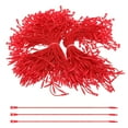 thumbnail image 1 of 300 Pcs Polyester Hang Tag String, 6 Inch Red Snap Lock Pins Loop Fastener Price Tag Ties for Clothes Shoes Luggage, 1 of 7