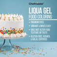 thumbnail image 2 of Coal Black 2.3 oz Liqua-Gel Food Color by Chefmaster, 2 of 6