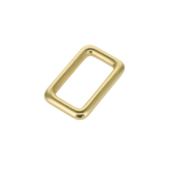 B7097 Natural Brass, Single Loop, Solid Brass-LL