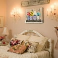 thumbnail image 6 of Flower Insprational Pictures 12x16inch Floral Living Room Canvas Birds Dining Room Wall Art Farmhouse Wall Art Hummingbird Kitchen Decor Decorations For Bedroom Motivational Wall Art Cute Paintings, 6 of 6