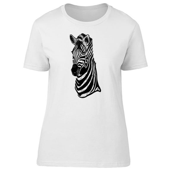 Zebra Muzzle T-Shirt Men -Image by Shutterstock, Male 3X-Large