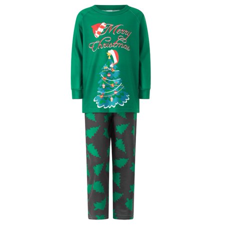 

Christmas PJs Adults Kids Baby Xmas Nightwear Family Matching Pyjamas Sets Green