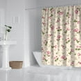 thumbnail image 3 of Waterproof Pioneer Shower Curtain 72x84 Inch Polyester Unique Cute Floral Shower Curtain for Bathroom Hotel Home Decor with 12 Plastic Hooks, 3 of 5
